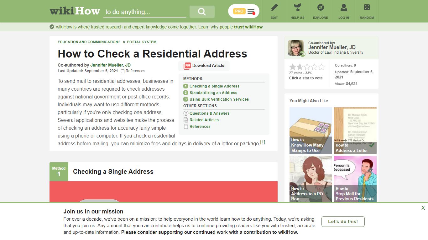 3 Ways to Check a Residential Address - wikiHow